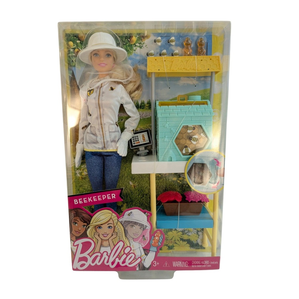 Barbie Beekeeper Career Doll Playset Beehive and Accessories NRFB STEM Collector